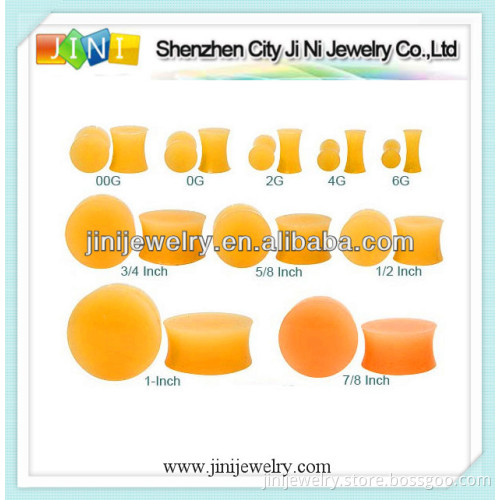 Solid Silicone Double Flared Ear Plugs